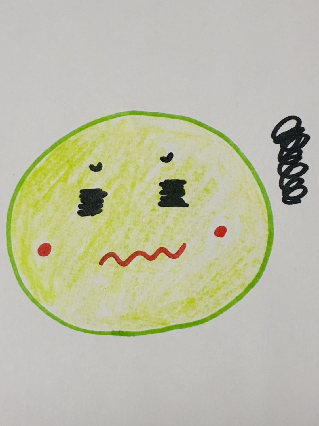 悩む豆ママ